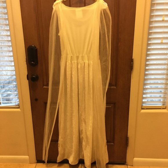 Roman Beauty costume. Cream and gold. Dress only. - Picture 3 of 8